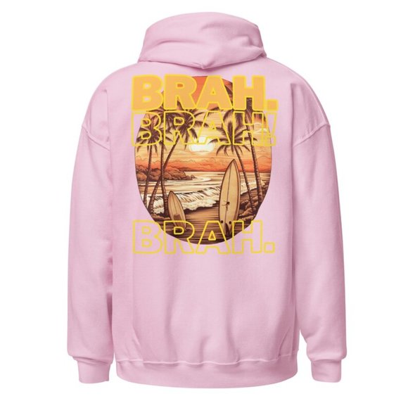 Trendy Custom Aesthetic Oversized Preppy Quote Hoodie | MUDPUPs BRAH.BRAH!BRAH. - Picture 8 of 10